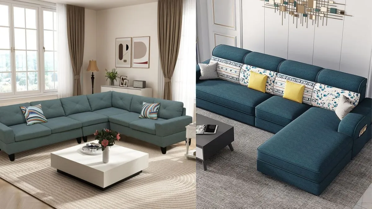 Honbay Convertible Sectional Sofa with Reversible Chaise